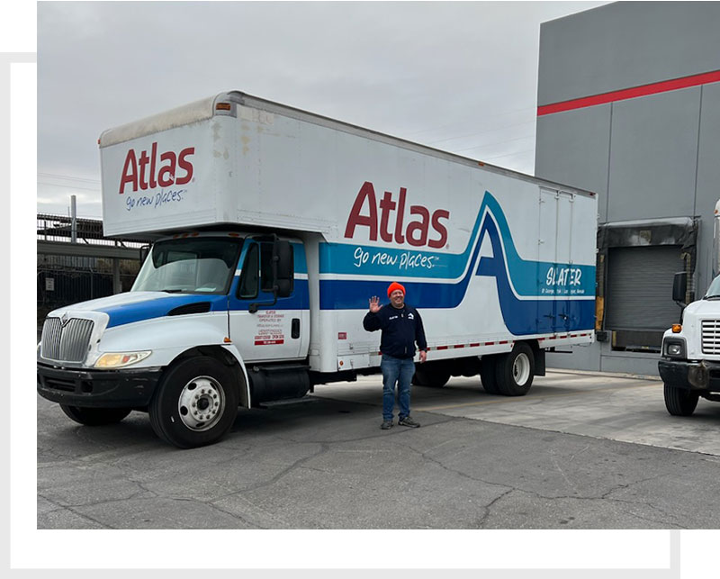 Atlas moving truck